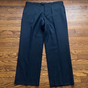 Banana Republic Men's 38x32 Standard Fit Navy Blue Trousers Dress Pants